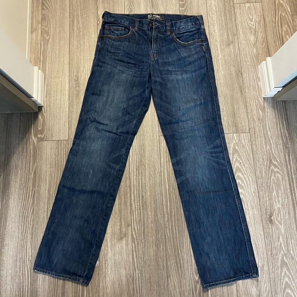 Mens Silver Jeans 33/34